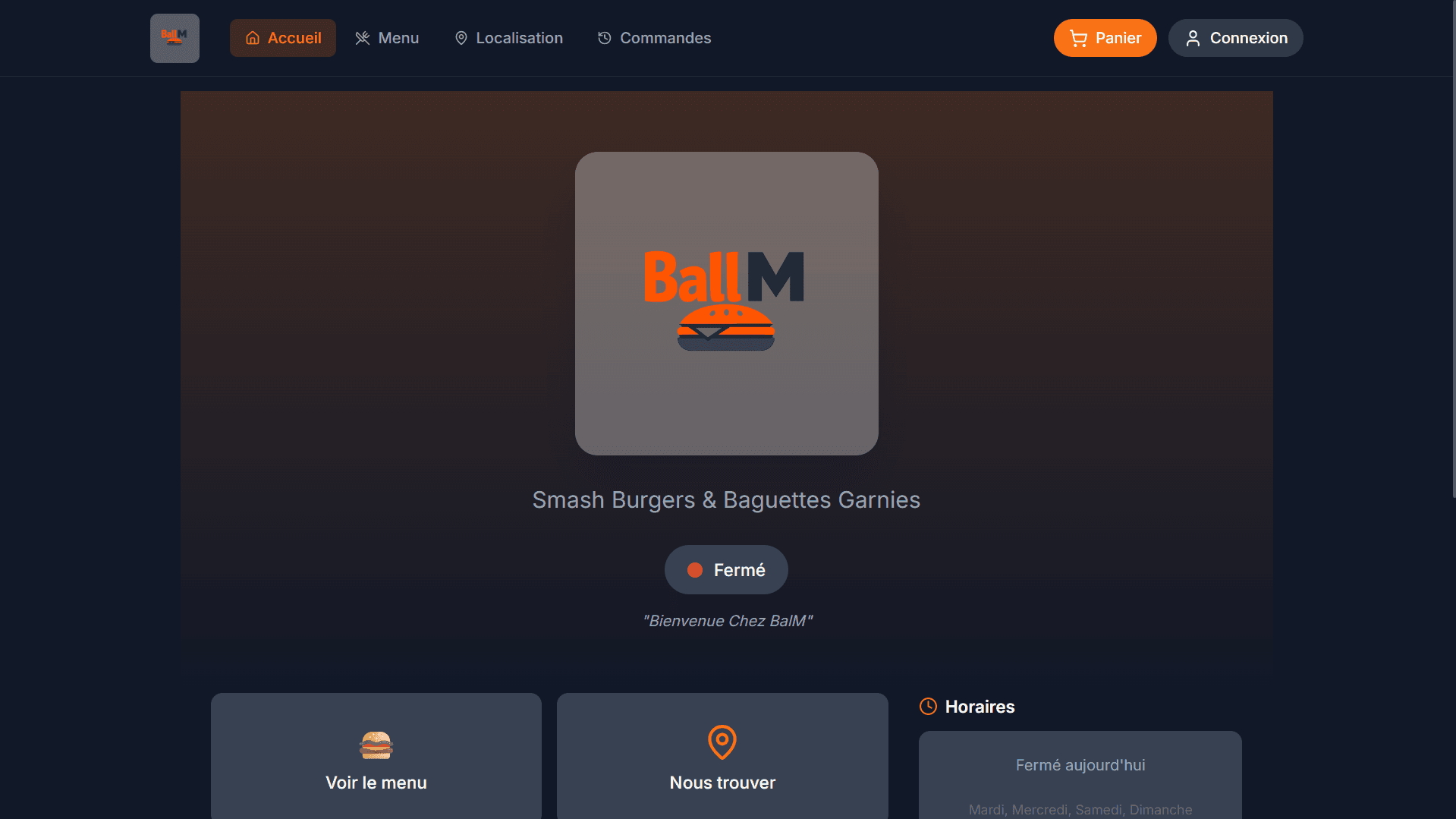 Aperçu du site Ball M